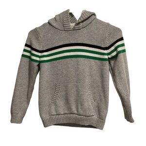 Janie and Jack Boys Pullover Sweater Gray‎ with Stripes